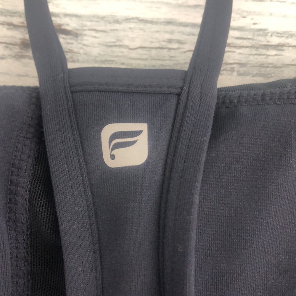 Fabletics Racerback Padded Bra Drawstring Hem Top - Picture 10 of 10